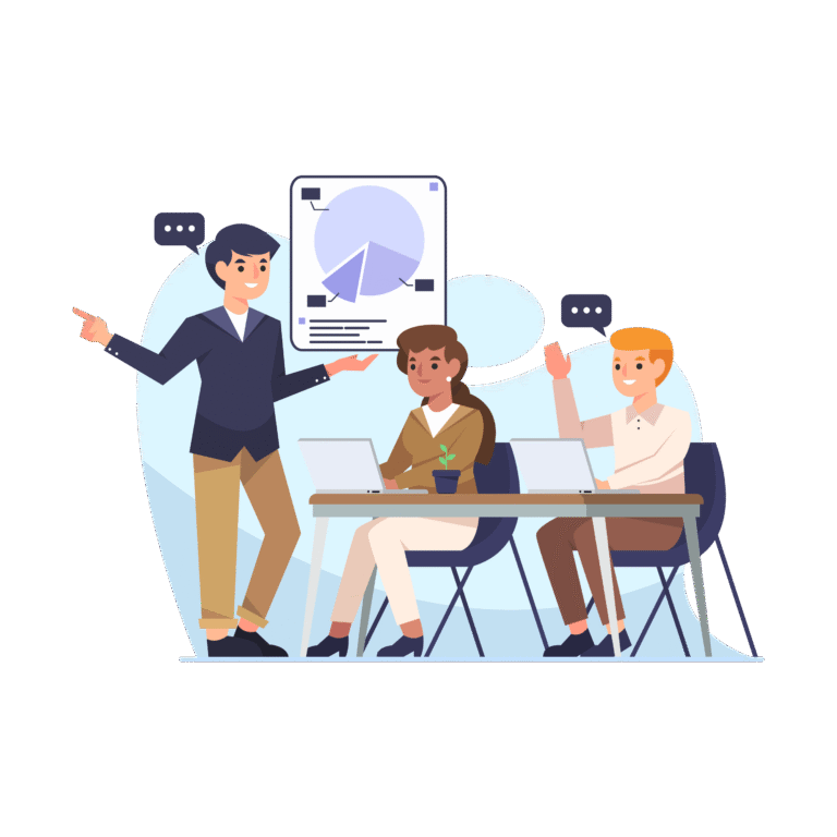 Meeting concept illustration